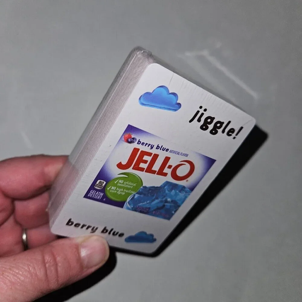 JELL-O Jiggler Slap Card Game (box shows wear, cards still new/factory sealed)